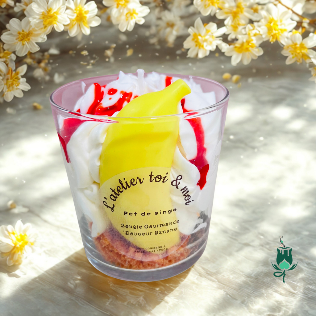 Bougie Douceur Banane - Pet de Singe
