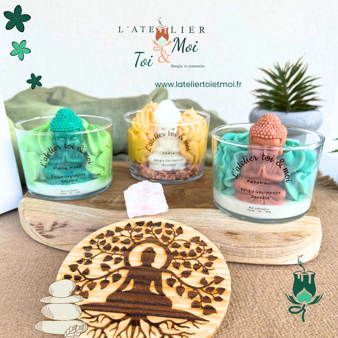 Bougie Bouddha