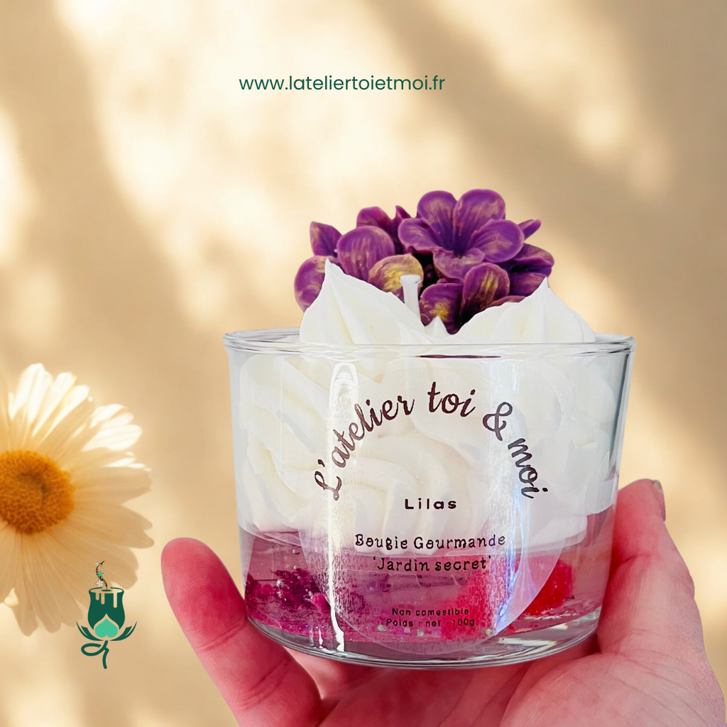 Bougie Jardin Secret - Lilas
