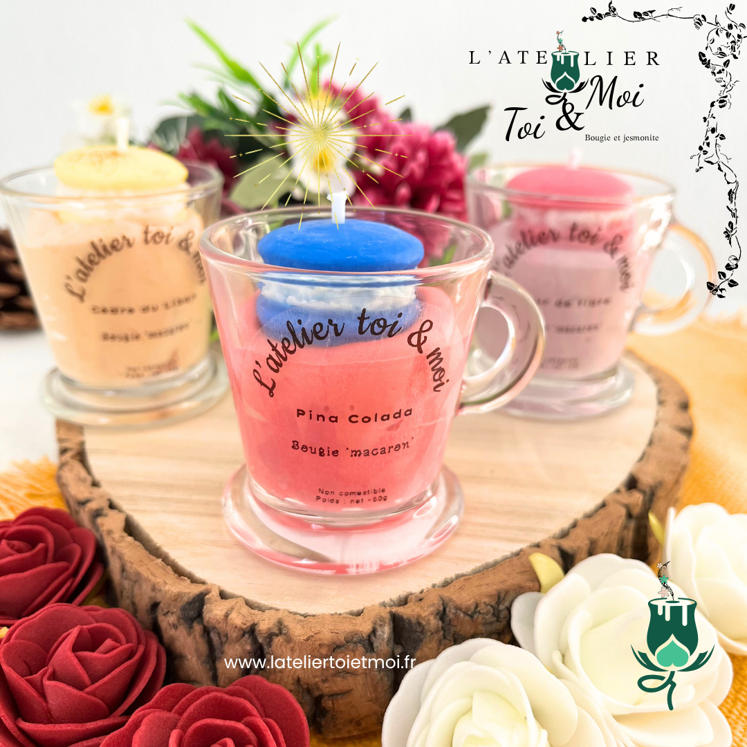 Bougie Tasse Macaron