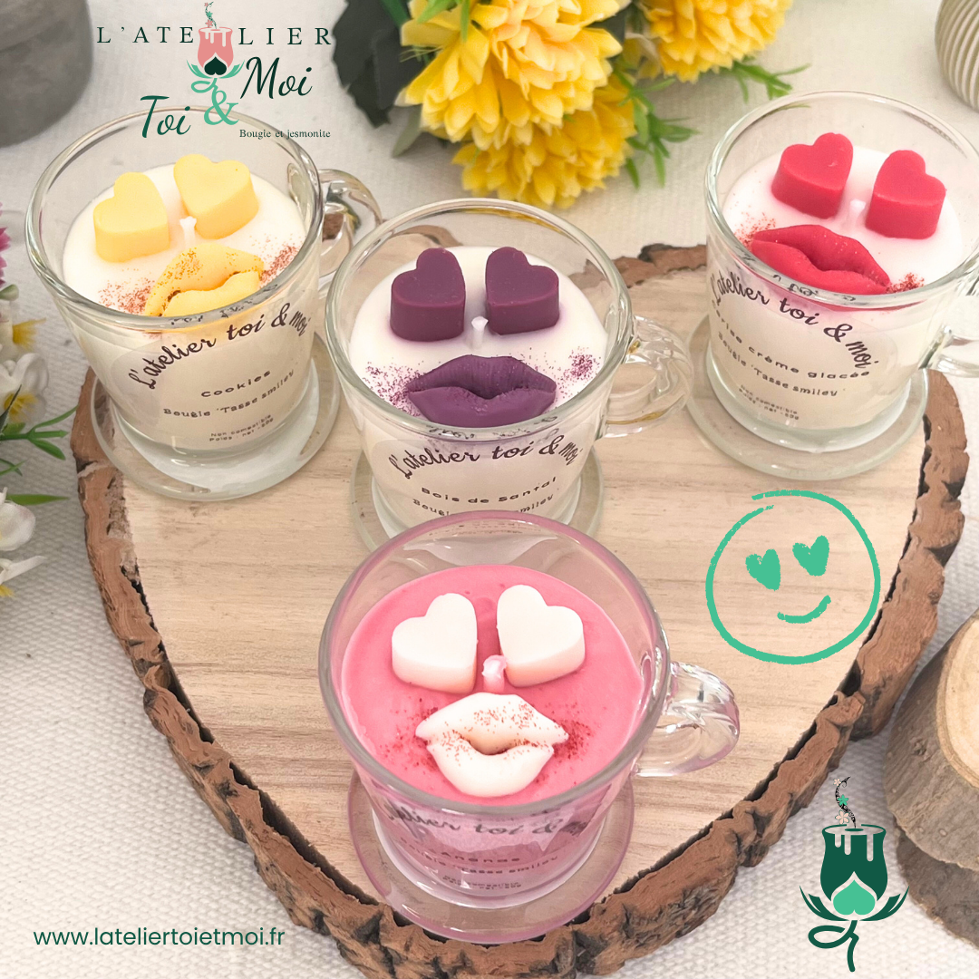 Bougie Tasse  Smiley