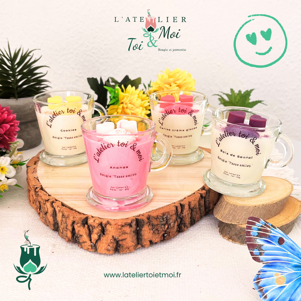 Bougie Tasse  Smiley