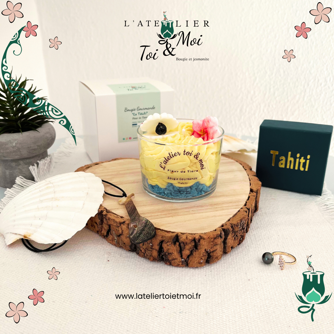 Bougie Tahiti - Fleur de Tiare