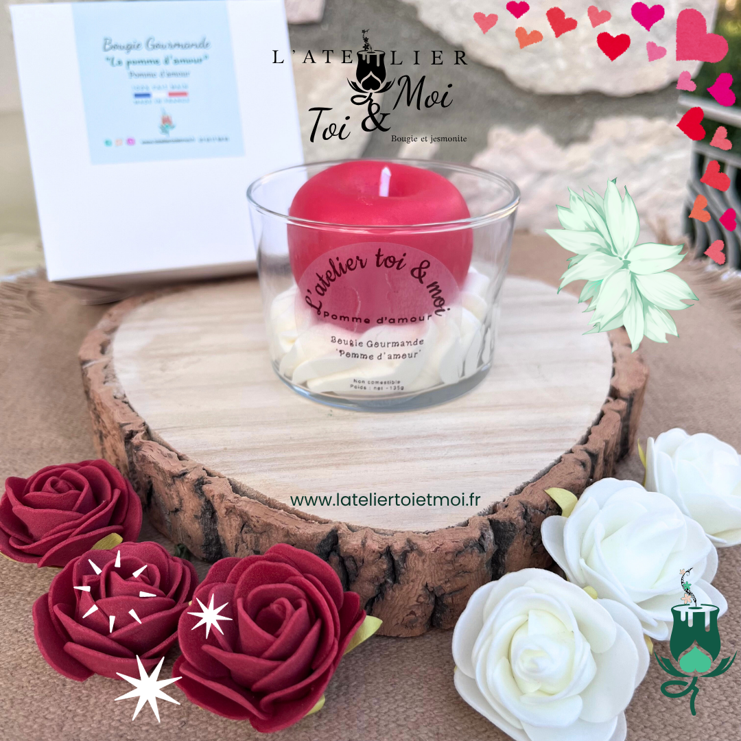 Bougie Pomme d'amour - Pomme d'amour