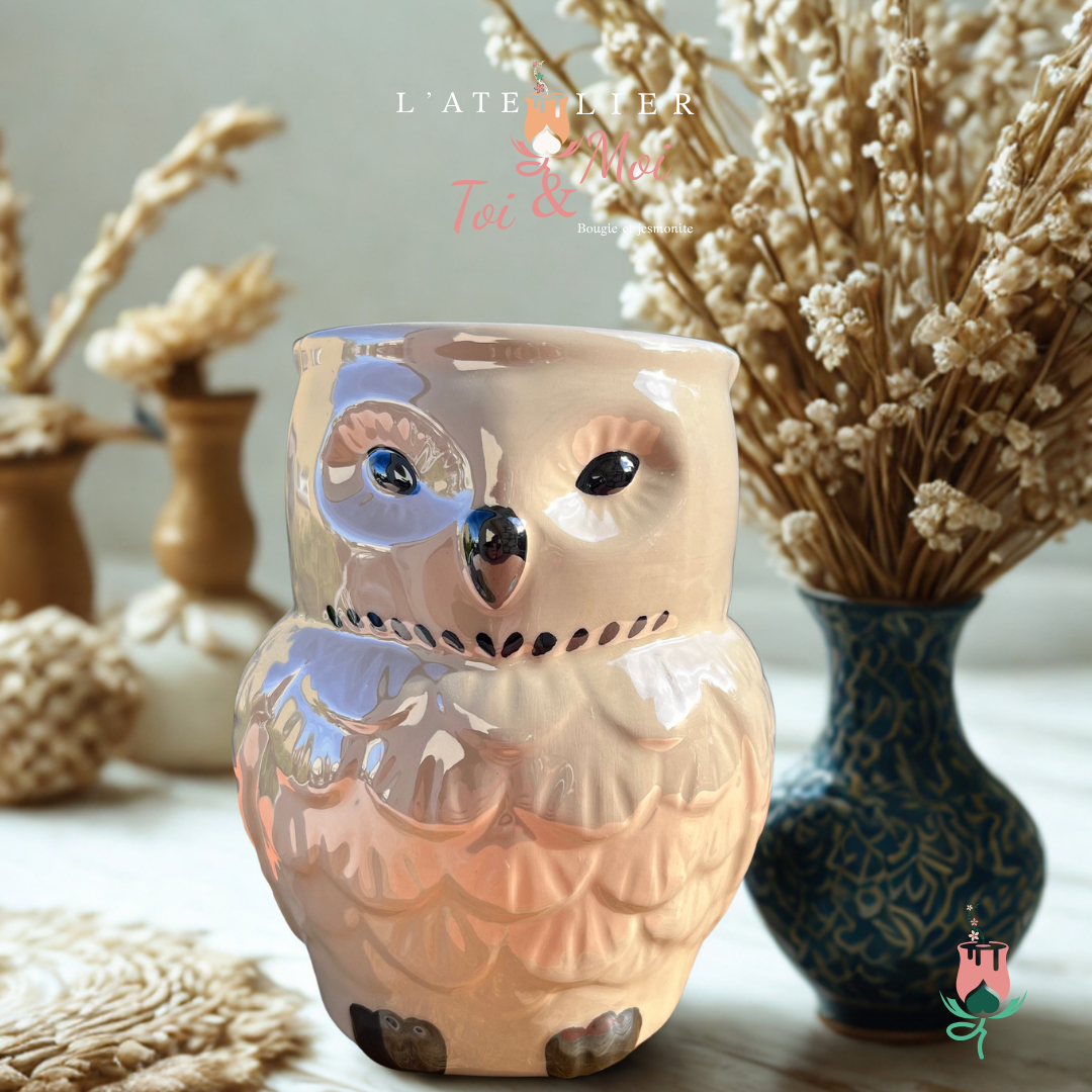 Brûle Parfum -Chouette Chromé