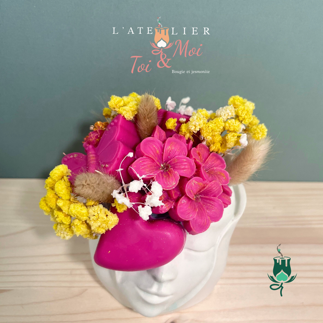 Bouquet parfumé - Tête en Fleur - Ylang Musc
