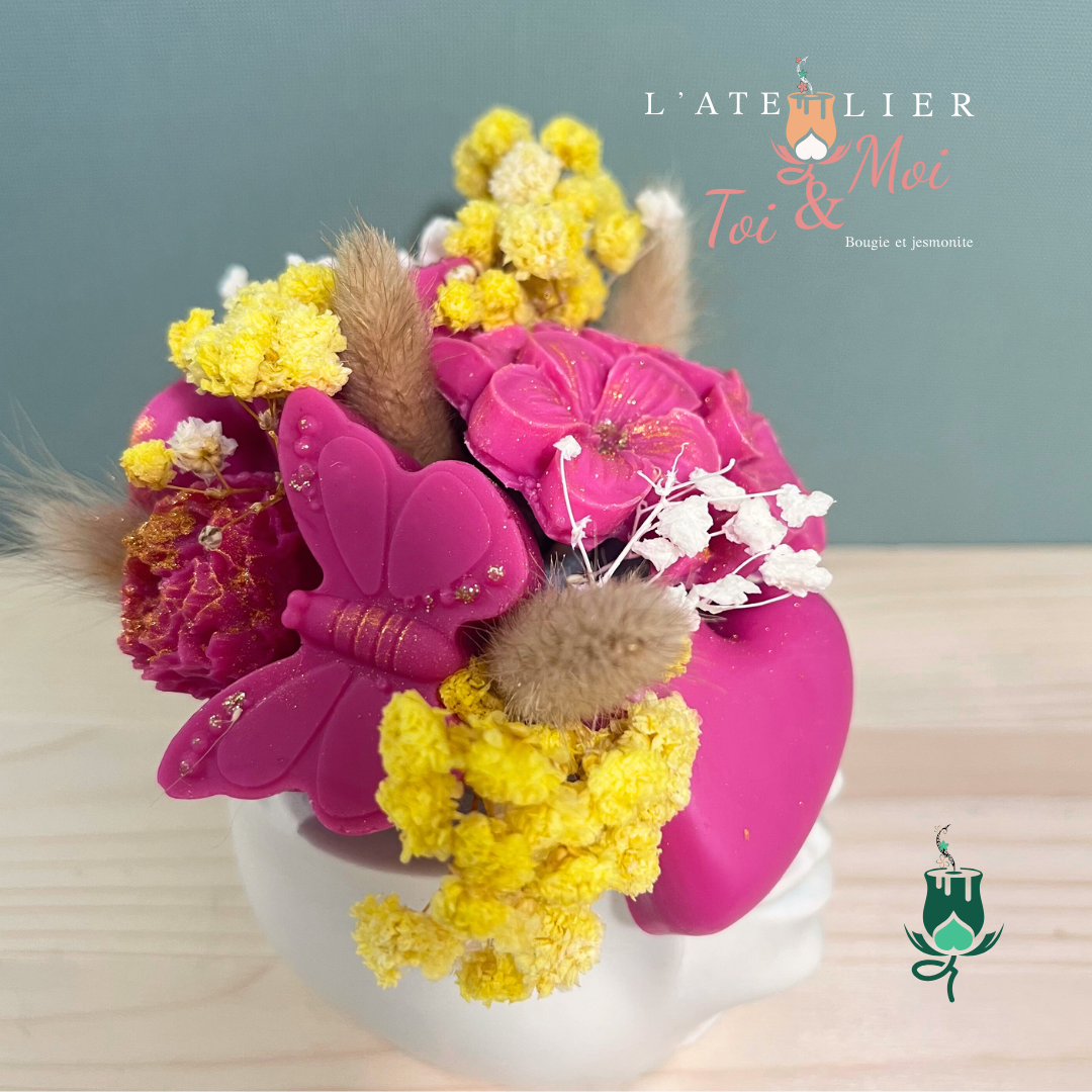 Bouquet parfumé - Tête en Fleur - Ylang Musc