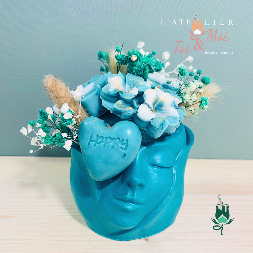 Bouquet parfumé - Tête en Fleur - Bois de Santal