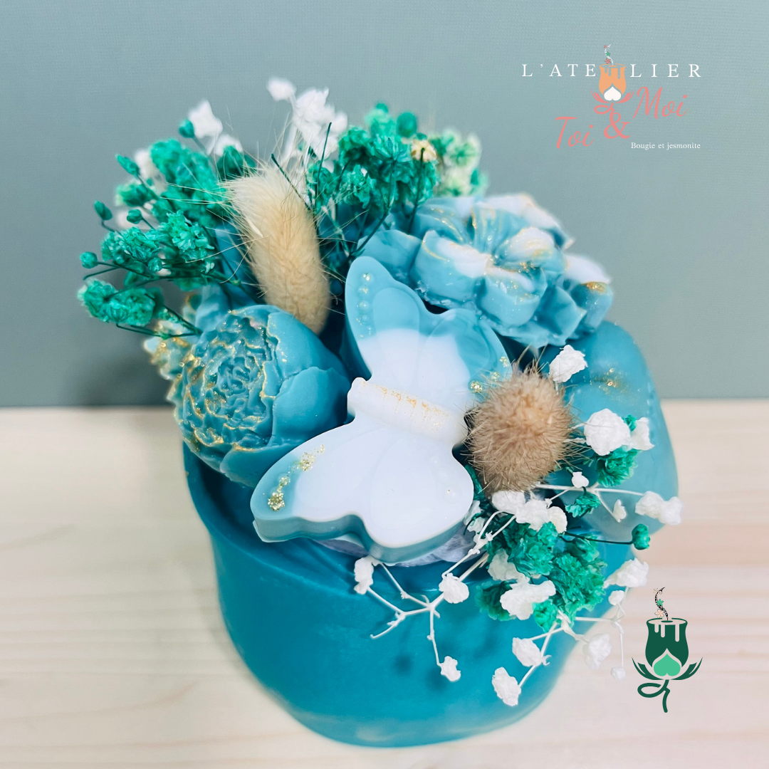 Bouquet parfumé - Tête en Fleur - Bois de Santal
