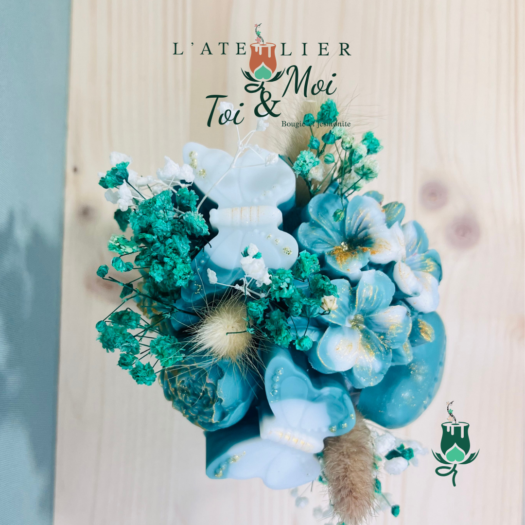 Bouquet parfumé - Tête en Fleur - Bois de Santal