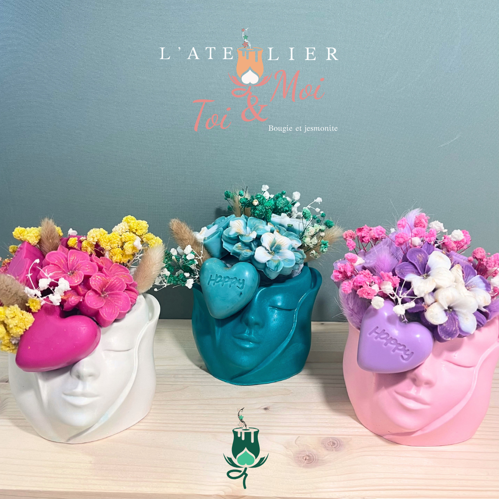 Bouquet parfumé - Tête en Fleur - Ylang Musc