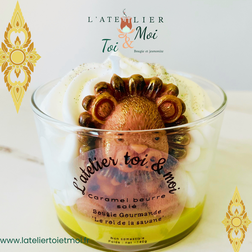 Bougie Roi de la Savane - Caramel Beurre Salé