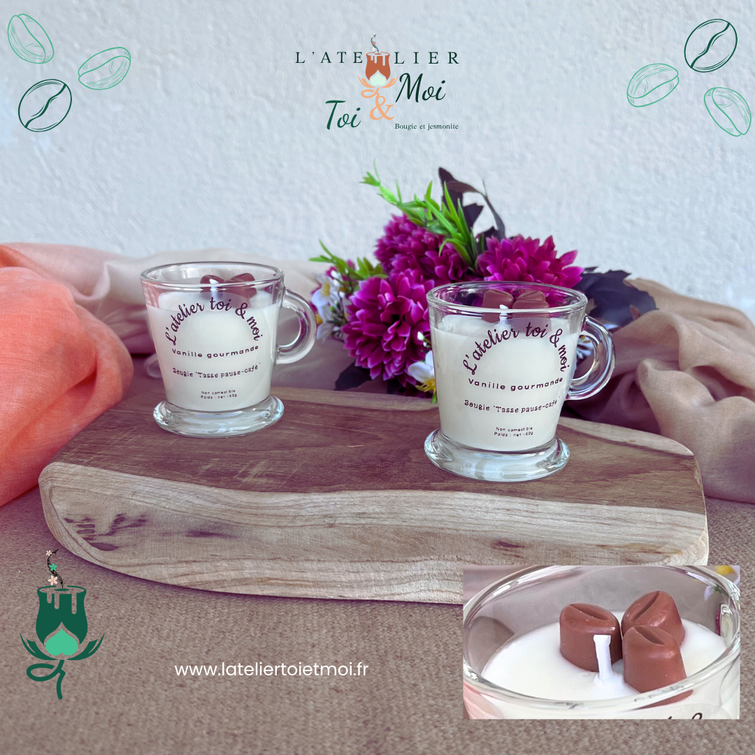 Bougie Tasse Pause café