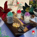 Bougie Tasse poinsettia