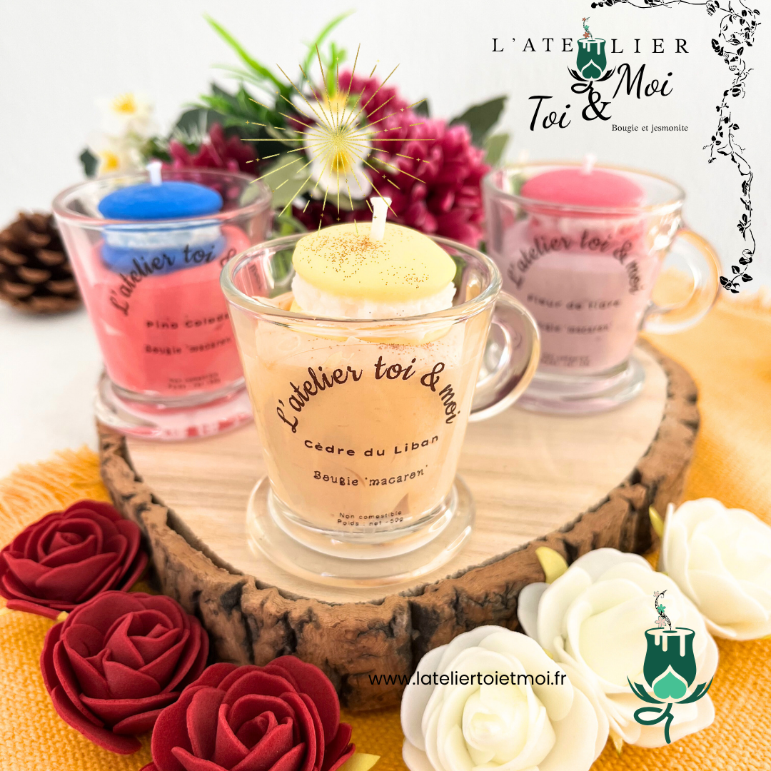 Bougie Tasse Macaron