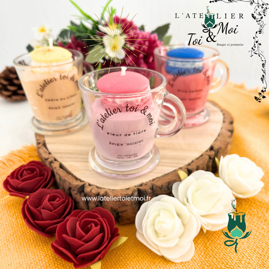 Bougie Tasse Macaron