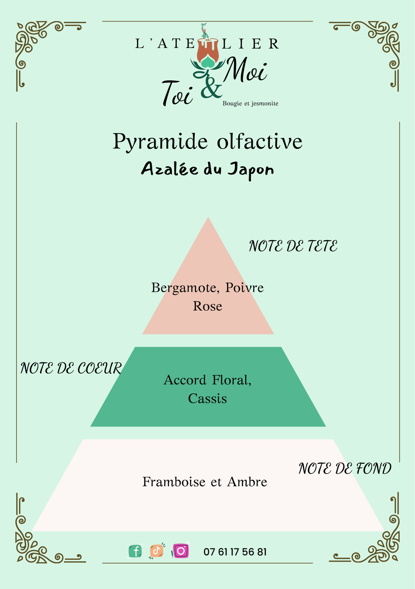 Bougie Coccinelle - Azalée du Japon