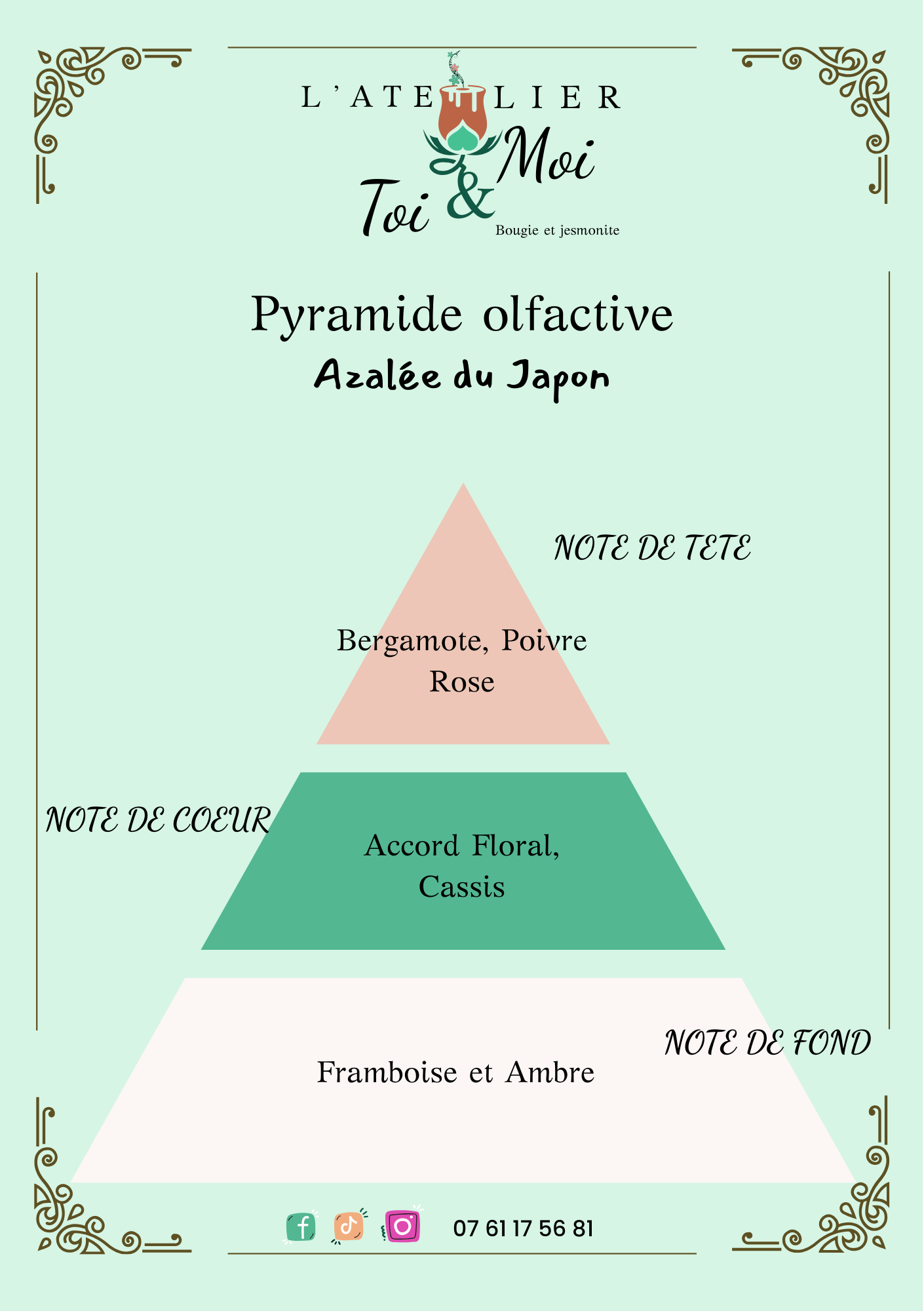 Bouquet parfumé - Tête en Fleur - Azalée du Japon