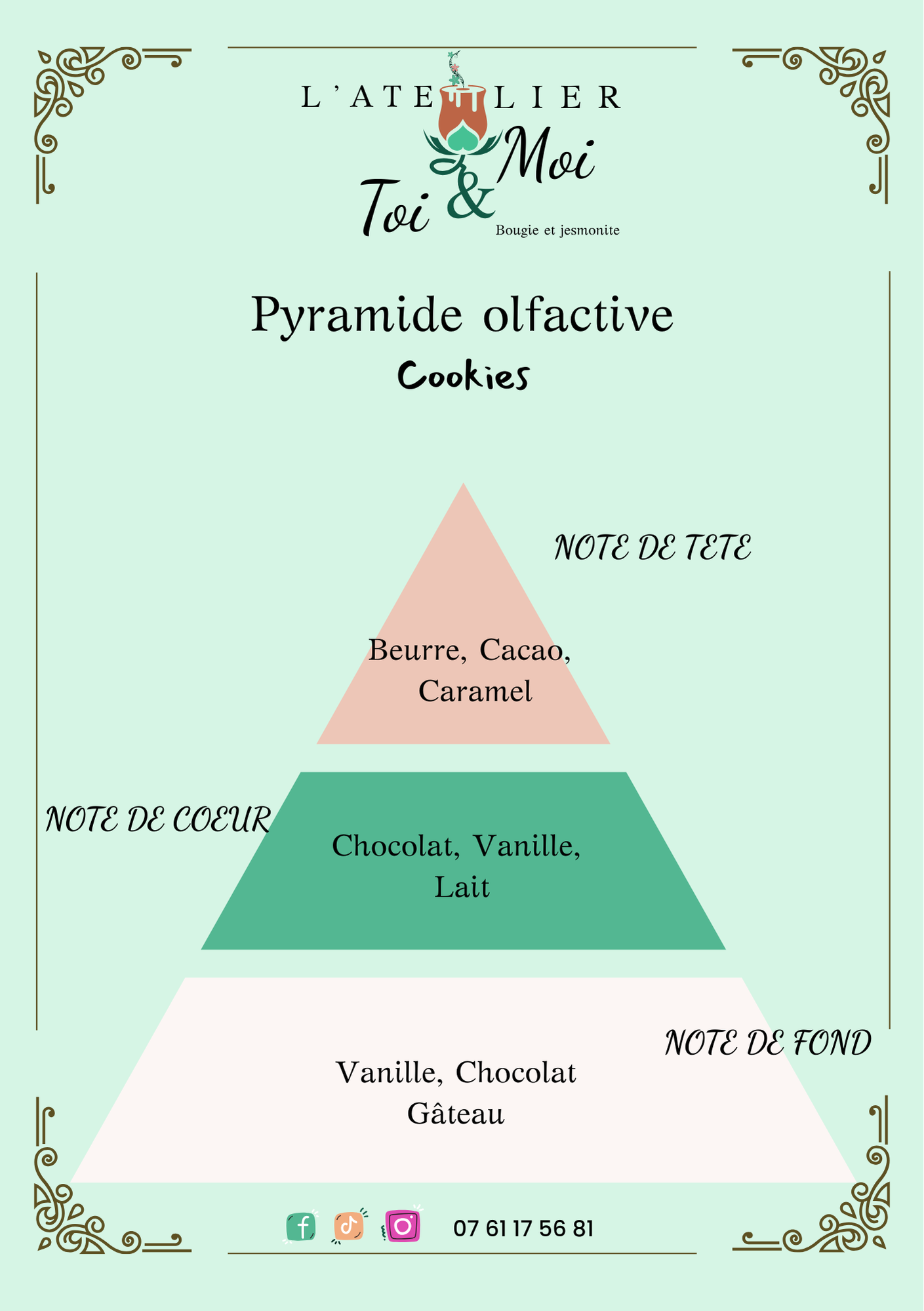 Bougie La haut - Cookies