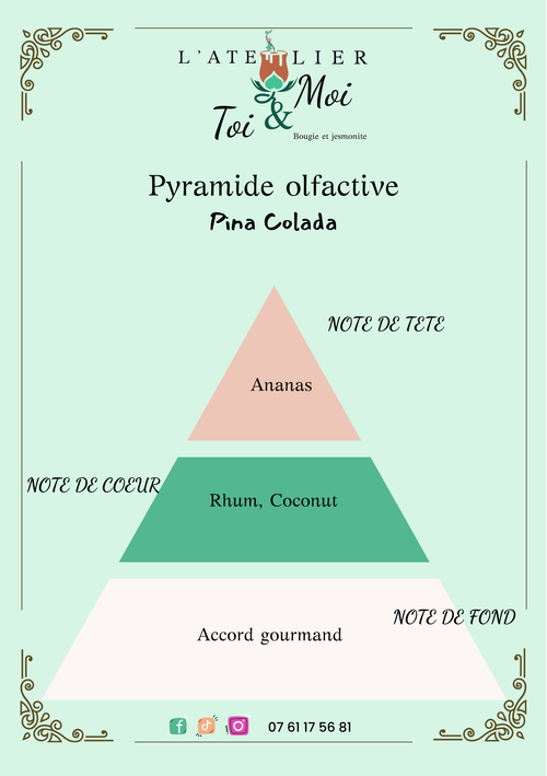 Bougie Les animaux marin - Pina Colada