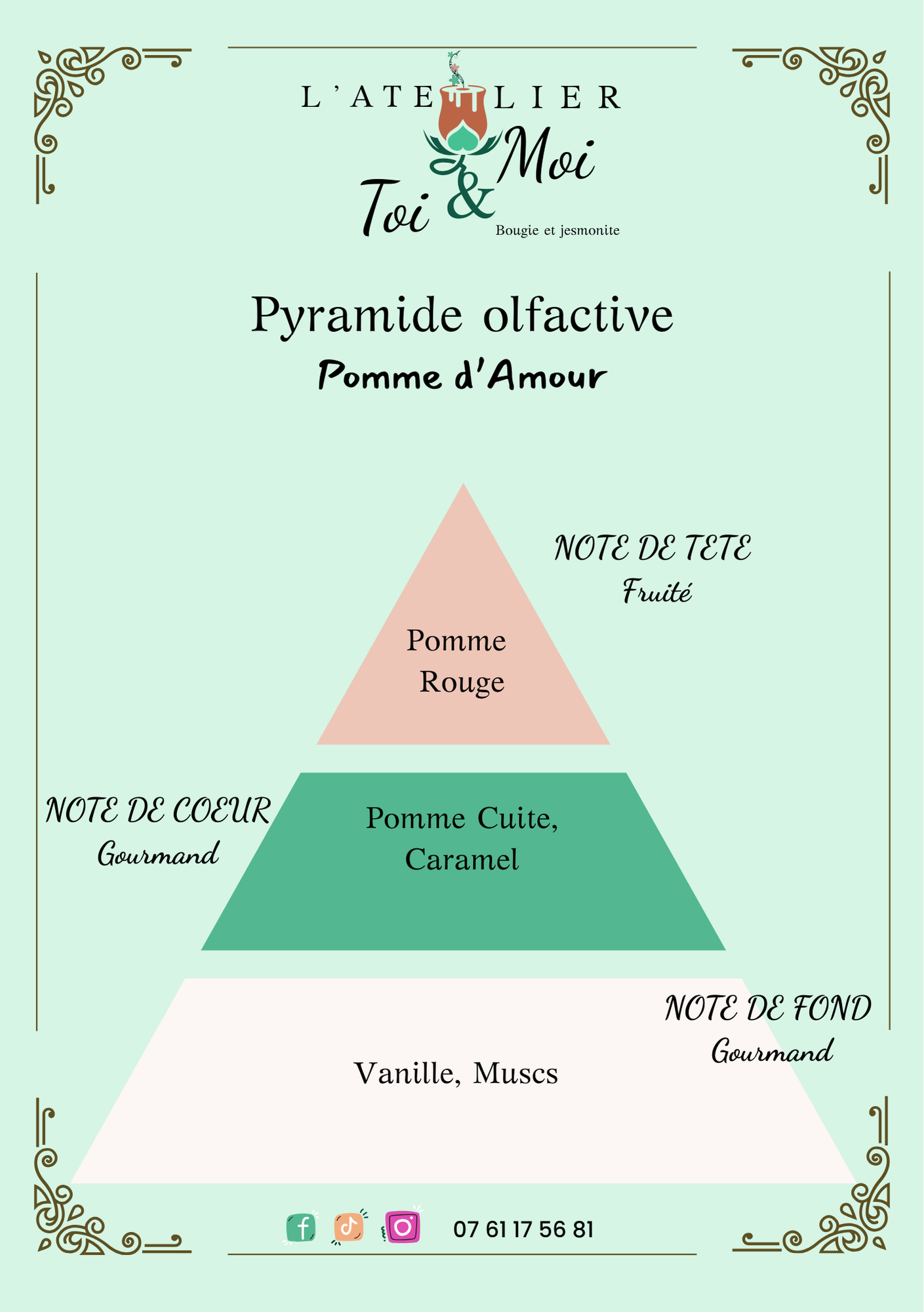 Bougie Pomme d'amour - Pomme d'amour