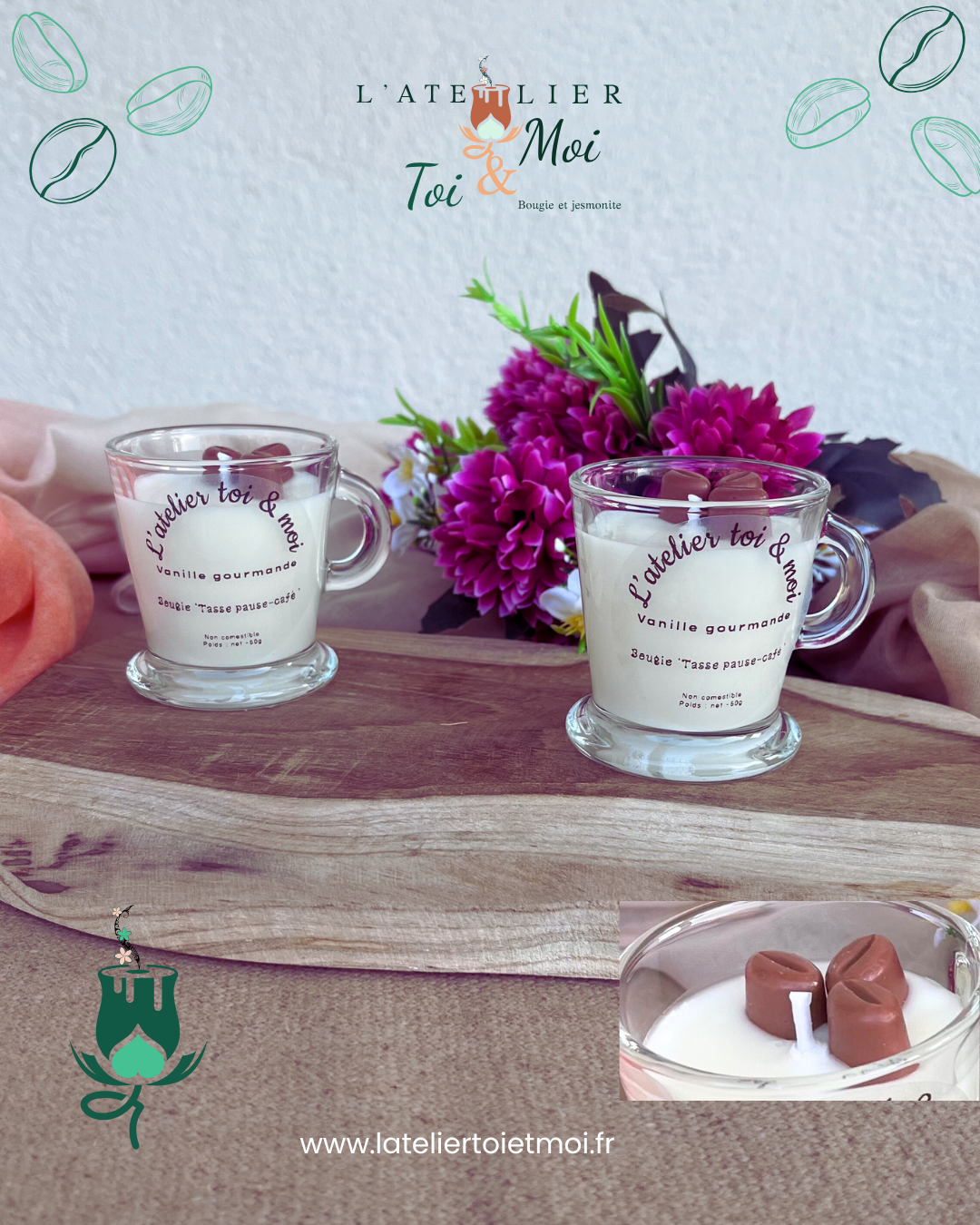 Bougie Tasse Pause café