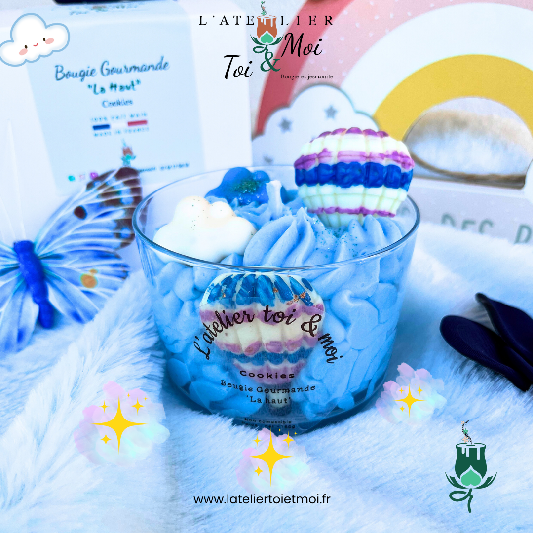 Bougie La haut - Cookies