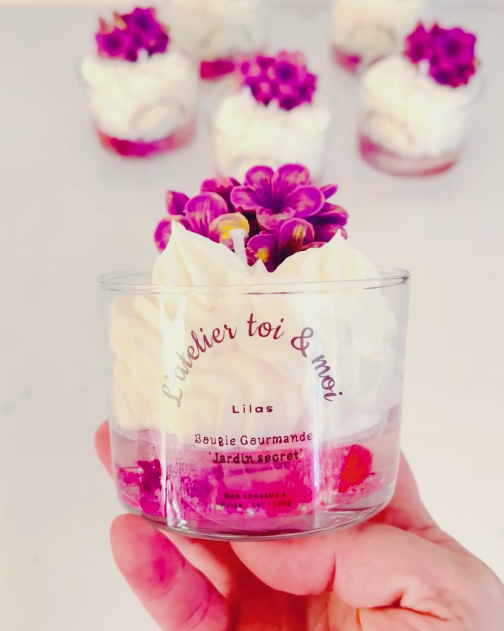 Bougie Jardin Secret - Lilas